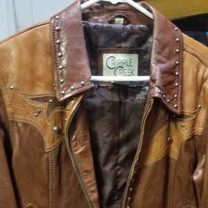 Cripple creek leather jacket